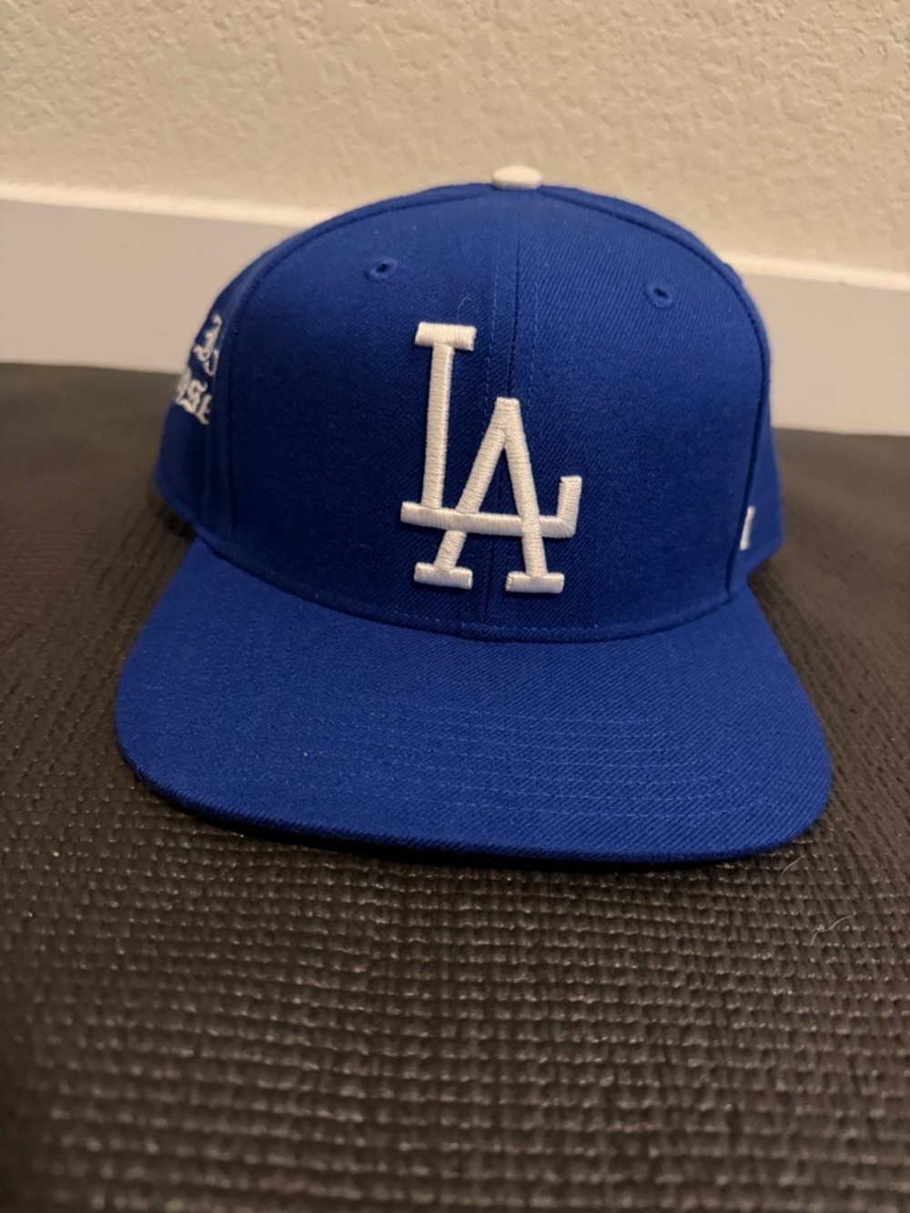 LA Dodgers 47 Brand Royal Blue Hat with RIP Nipsey on Side